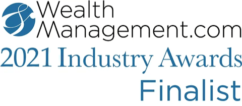 2021 Wealth Management Industry Awards Finalist logo.