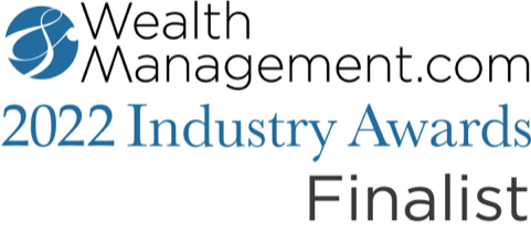 2022 Wealth Management Industry Awards Finalist logo.